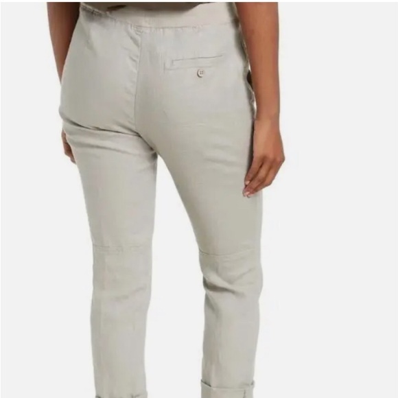 NWT! Super Cute! James Perse Solid Linen Drawstring Pants - Picture 2 of 4